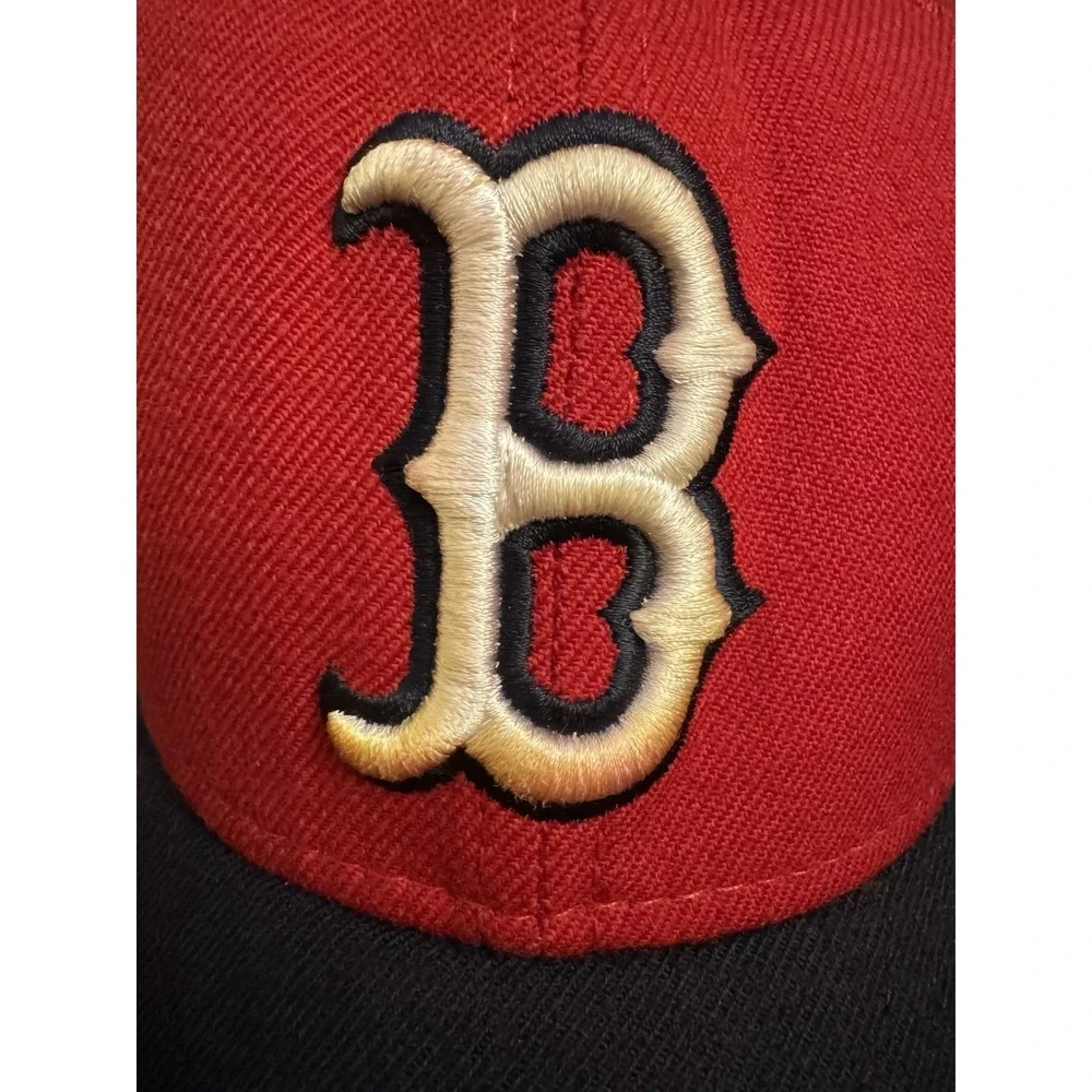 Vtg 90s New‎ Era 59FIFTY Diamond Collection Boston Red Sox Hat Size 7 Wool USA